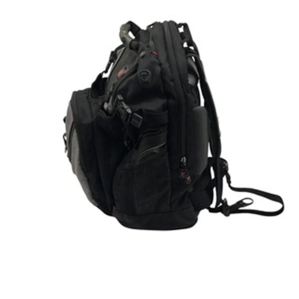 SwissGear by Wegner Synergy Backpack Laptop‎ Black Gray Ballistic Travel Bag